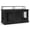 Black, variant on MCombo 57'' Double Dog Crate Furniture with Secure Dual Lock, TV Stand, Light Grey