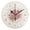 E89, variant on Vintage Rose Flower Print Round Wall Clock Battery Operated Non-Ticking Silent Wall Watch Quiet Desk Clock For Living Room Decor（10 Inch）