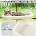 thumbnail image 6 of TETOU Cordless Cat Window Perch, Foldable Cat Beds Cat Hammock with 4 Strong Suction Cups for Wall Indoor Cats, 6 of 7
