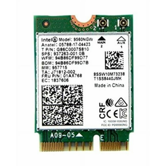 New Genuine Lenovo NGFF 802.11 AC 2.4G/5G Wifi   Bluetooth Card 01AX768