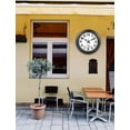 thumbnail image 5 of 12 Inch Retro Wall Clock,Indoor and Outdoor,Quartz,Analog,Waterproof,Thermometer,Black, 5 of 7