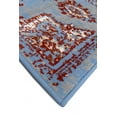 thumbnail image 2 of Furnish My Place Indoor Distressed Bohemian Rug with Jute Backing - 3 ft. 6 in. x 5 ft. 6 in., Light Blue, Persian, Area Rug for Living Room, Bedroom, Hallway, 2 of 7