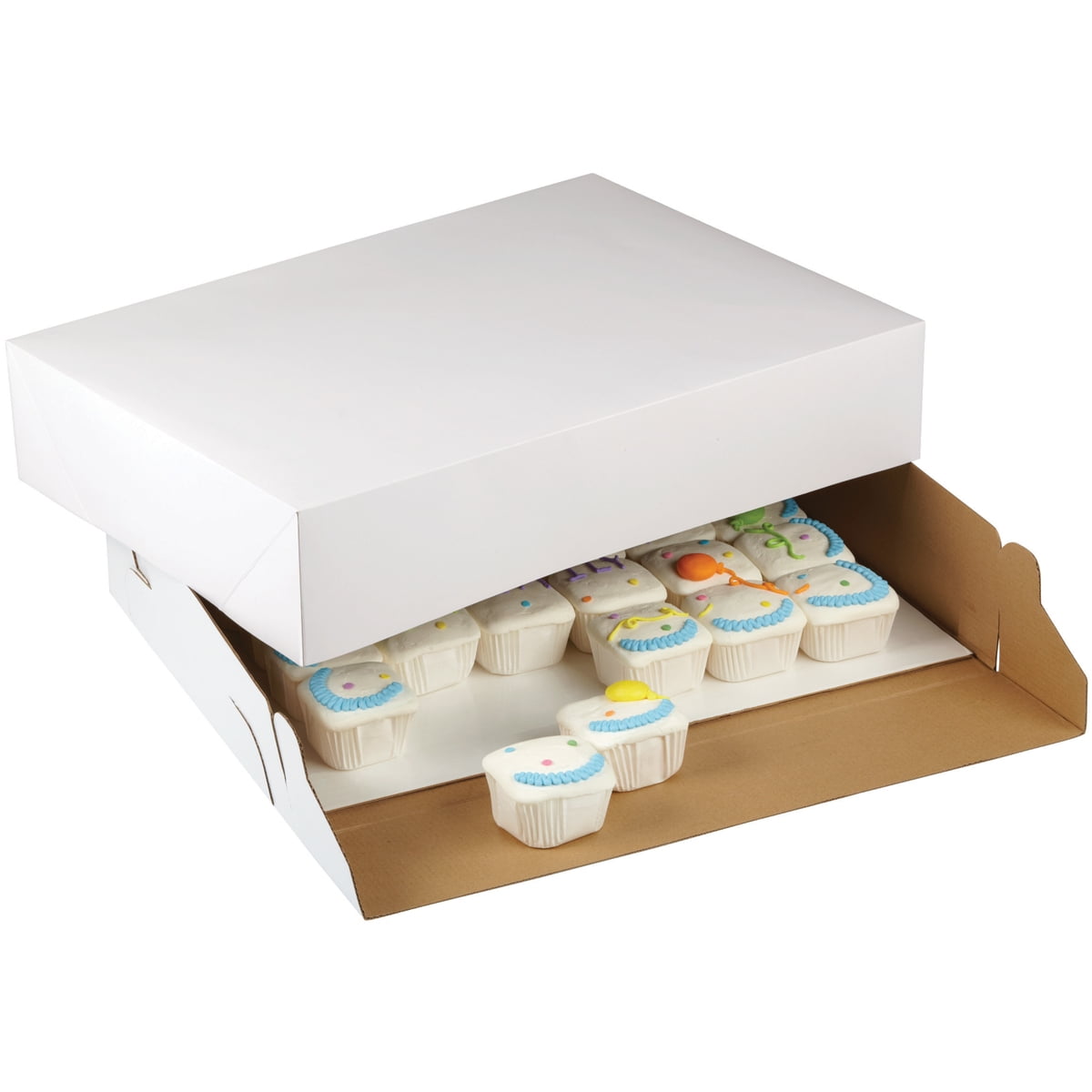 Corrugated Cake BoxesWhite 19"X14"X4" 2/Pkg Walmart Canada
