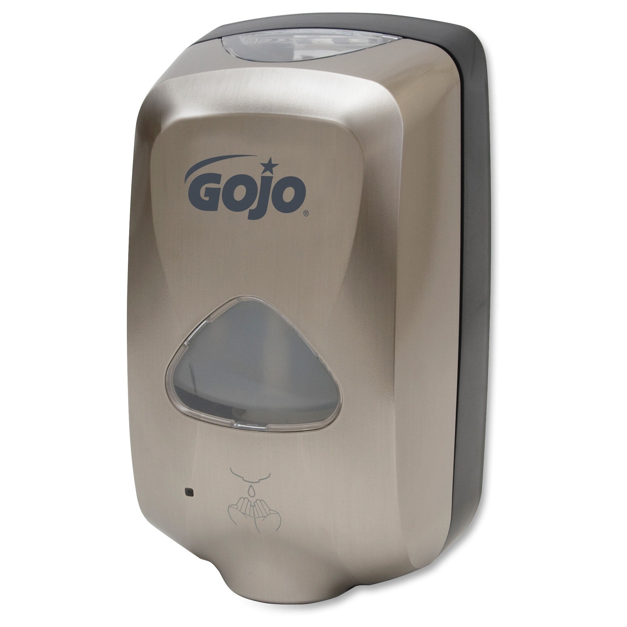 GOJO TFX Touch-Free Automatic Foam Soap Dispenser, 1,200 mL, 6.4 x 4.3 x 10.5, Nickel -GOJ278912