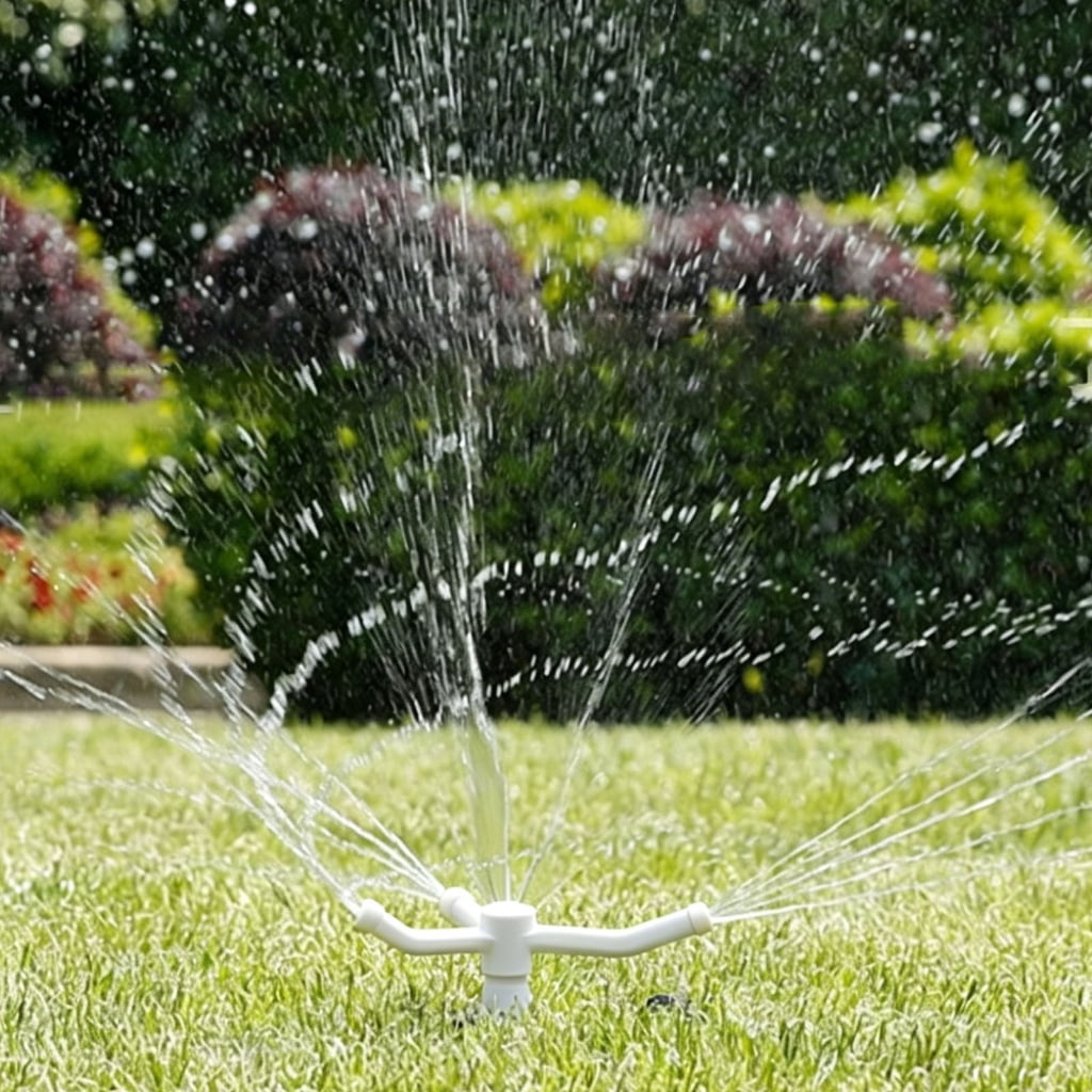 Reliable Metal Garden Sprinkler With Moving Base For Efficient Yard Watering
