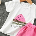 thumbnail image 4 of KEXE Ropa Para NiñA Baby Girls' Clothing Sets Toddler Girls Clothes Summer Outfits Baby Kids Short Sleeve T-Shirt Tops Shorts Sets, 4 of 4