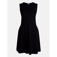 thumbnail image 6 of Scenario Women's and Women's Plus Fit and Flare Mini Dress, Sizes XS-4X, 6 of 6