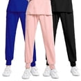 thumbnail image 2 of Pantalones de enfermera elásticos de secado rápido, ligeros y cómodos, para verano, 42025LW, varios colores, 2 of 5