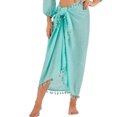 thumbnail image 2 of Women Sarongs Bikini Cover Ups Solid ColorBeach Wrap Sun Protection Quick-drying Bikini Cover Up For Women, 2 of 9