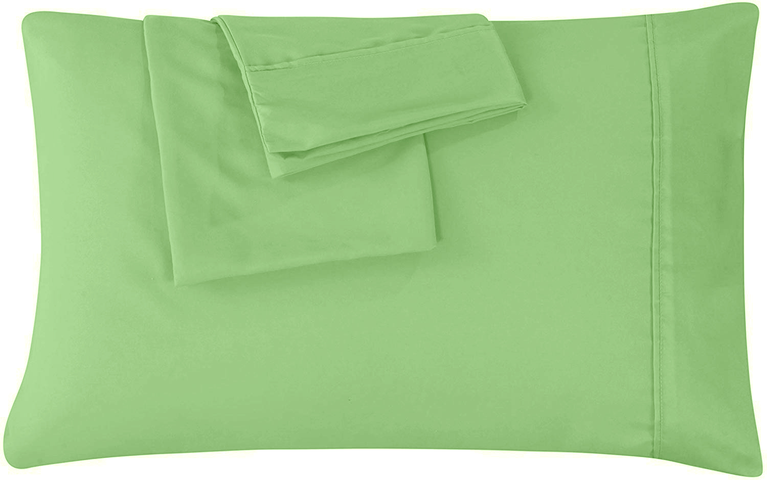 The Great American Store Pillowcases Set of 2 with Envelope Closure Solid Sage King Size