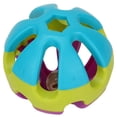 thumbnail image 4 of Pounce Rattle Bell Ball, Catching Ball Cat Toy Ball With Bell Pet Supplies  For Pets Exercise For Stimulate The Cat's Natural Hunting For Dog More Lively, 4 of 8