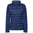 thumbnail image 5 of Purcolt Womens Cropped Puffer Jacket - Quilted Packable Lightweight Winter Coat - Stand Collar Long Sleeve Full Zip Windproof Insulated Snow Coats, 5 of 7
