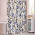 thumbnail image 5 of Shower Curtain Purple Floral Shower Curtains for Bathroom Decor, Waterproof Polyester Shower Curtain Set with Hooks, Extra Long 72" x 84" Watercolor Wildflowers, 5 of 9