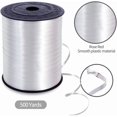 thumbnail image 2 of TONIFUL 500 Yards Silver Curling Ribbons, Balloon Ribbon, Balloon String, Thin Ribbons, for Party Decoration Gift Wrapping Decoration Hanging, for Christmas New Year Birthday Party Supplies, 2 of 5