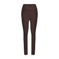 thumbnail image 5 of Sngxgn Womens Stretchy High Waist Yoga Leggings(Coffee,L), 5 of 7