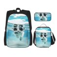 thumbnail image 1 of Balery Swimming Cat Goggles Mochila Escolar 3 en 1 para Niños - Mochila Resistente con Lonchera Térmica y Estuche - Mochila Escolar para Niños y Niñas, 1 of 7