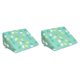 thumbnail image 5 of Almohada de cuña para rodillas elevadas Fernando entrenamiento de cama triangular para dormir de lado verde 30 cm x 14 cm x 22 cm, 5 of 8