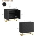 thumbnail image 2 of CazToi Buffet Moderne avec Portes, Tablette Ajustable pour Salle à Manger et Salon, 2 of 8