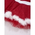 thumbnail image 7 of Zaldita Girls Ms Santa Clause Christmas Costume Shiny Sequins Tutu Dress Ballet Ice Skater Dancewear Red 4, 7 of 7
