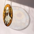 thumbnail image 4 of Stained Glass Window Hanging - Halloween Decoration Evil Scary Big Mouth Ghost Suncatcher for Doors Garden Spooky Sun Catchers Gothic Decor Horror Gifts for Women Men Friend Boy,, 4 of 6