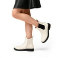 thumbnail image 6 of BURUDANI Girls Chelsea Ankle Booties Low-Heel Side-Zip Fashion Boots for Toddler, Little & Big Kid, 6 of 6