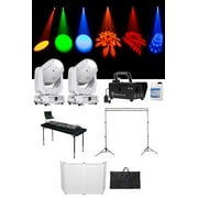 (2) Chauvet DJ Intimidator Spot 375Z IRC Moving Heads+Facade+Table+Truss+Fogger