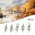 thumbnail image 2 of Beisidaer Lure Spring Pin 50 Pack Lock Needle Soft Bait With Crank Hook Fishing Gear, 2 of 8