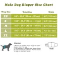 thumbnail image 3 of HOMEIORA Washable Dog Diapers - Washable Male Small Dog Belly Wrap, Pack of 3 - (Black, Brown, Gray, X-Small), 3 of 7