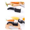 thumbnail image 4 of Professional Knife Sharpener Cooking Gadgets - Kitchen Sharpening Tool For Sharpening Blunt Knives, Blade, Kitchen Knives, Knife Set,Red，Black, 4 of 7