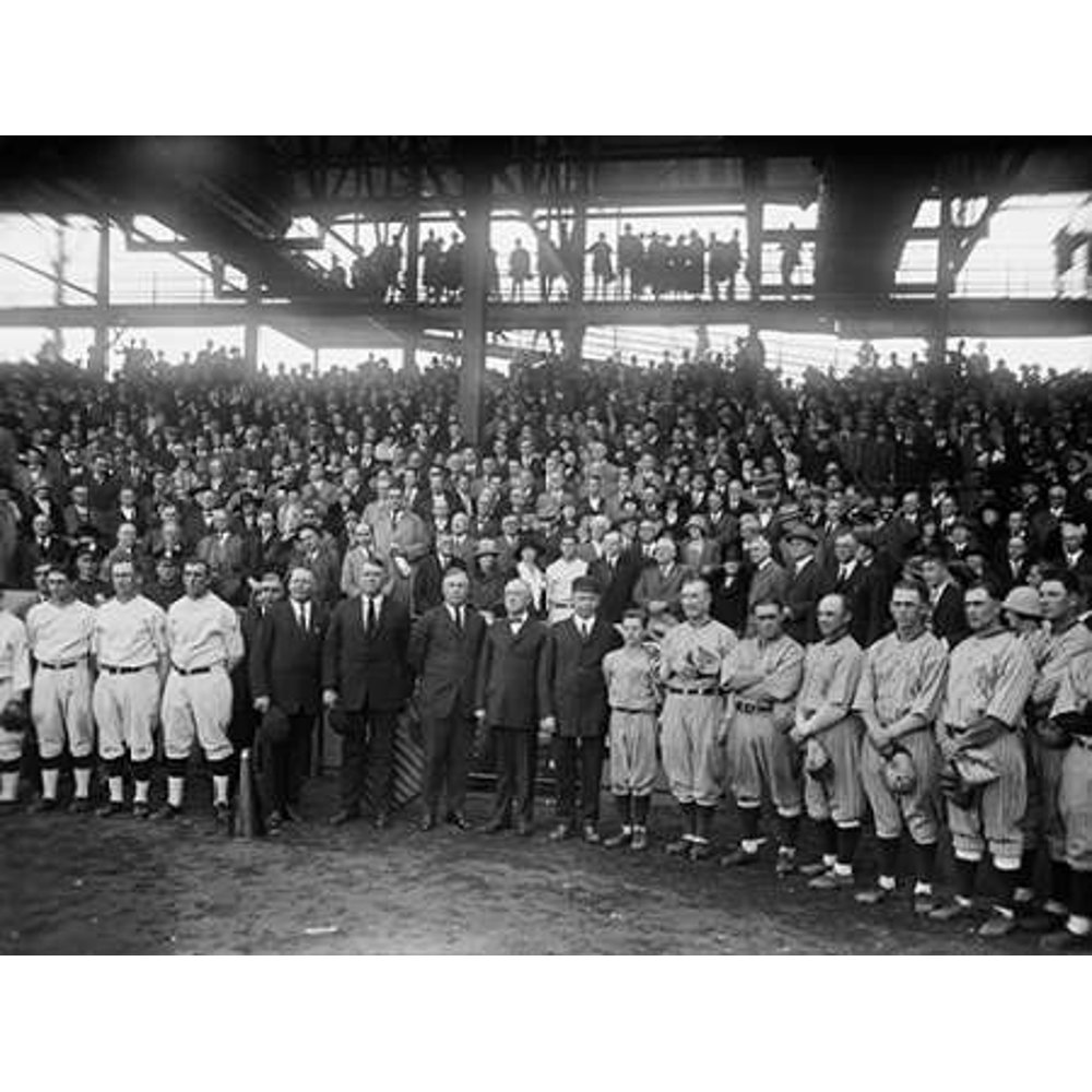 Washington Baseball Teams and Spectators 1924 Poster Print by Harris