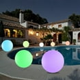 Luckky Floating Pool Lights, 16 inch Pool Lights That Float, Inflatable Waterproof LED Light