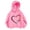 T2466 Pink, variant on Mrzhqd Toddler Girls Hoodies Sweatshirts Size 5-6 Years Stylish Heart Print Pullover For Kids Fashionable Sweater For Long Sleeve Crew Neck Cute Print Girl Tops Black