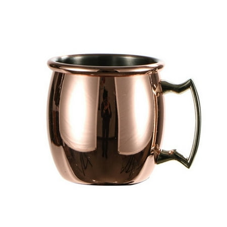 

Sijiali 60ml Moscow Mule Mug Stainless Steel Beer Wine Water Milk Coffee Cup Drinkware