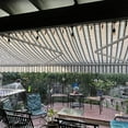 thumbnail image 7 of ALEKO 10' x 8' Retractable Patio Awning, Multi Striped Green Color, 7 of 7