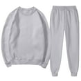 thumbnail image 6 of KAUOD 2 Piece Sweatsuits for Teen Girls Plain Fleece Hoodies Sweatpants Joggers Set Warm Casual Pullover Tracksuits Outfits, 6 of 6