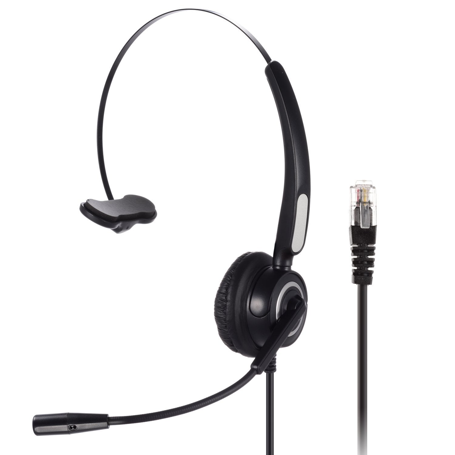 Punasi Adjustable Volume Headset Headphone for Telephone Desk Phone