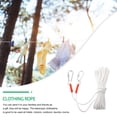 thumbnail image 3 of KONTONTY 1Pack Braided Nylon Rope for Outdoor Safety Auxiliary Use in General Users Garden Gathering, 3 of 8