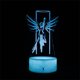 thumbnail image 2 of Lámpara decorativa de anime Overwatch Angel Crack con luz nocturna 3D Illus, 2 of 3