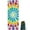Colorful Rainbow Tie, variant on Rainbow Tie Dye Mandala Pattern Hot Yoga Mat Towel Non Slip for Hot Yoga - Quick-Drying Yoga Mat Cover with 4 Corner Pockets with Travel Bag - Hot Yoga Towel Non Slip 70"x26"