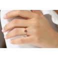 thumbnail image 4 of HeartsAndYou 0.4ct Natural Pink Ruby & Diamond Cluster Minimalist Ring 14k SOLID Yellow Gold, 4 of 9