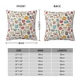 thumbnail image 2 of Yiaed Cooking Utensils Print Pillow Covers Super Soft Decorative Square Throw Pillow Covers Case Cushion Covers for Sofa Couch Bedroom Car Decor（No pillow core）-20"x20", 2 of 7