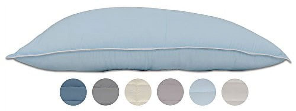 Pillowtex Dream in Color Pillow  (Standard (20 Inches x 26 Inches), Light Blue)