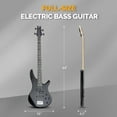 thumbnail image 6 of GLARRY 4 String Electric Bass Guitar Beginner Kit, GIB Series Full Size Solid Body Bass Guitar with 20W AMP, Gig Bag Backpack and Accessories (Dark Blue), 6 of 11