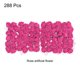thumbnail image 3 of Artificial Rosa Flores Cabezas, Rosa Rojoes 0.8 Pulgada-1 Pulgada  para DIY Manualidades Boda y Fiesta Decoración Pack de 288, 3 of 6