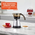 thumbnail image 4 of Imusa 6 o 3tazas Cafetera espresso eléctrica, Plata, 4 of 8