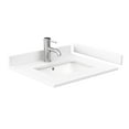 thumbnail image 3 of Janna 24" White Oak Single Vanity & White Cultured Marble Top & Nickel Trim, 3 of 5