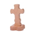 thumbnail image 4 of Adorno de cruz de madera, Crucifijo de cruz de madera, Cruz de madera de pie, Regalos para Estilo B, 4 of 9