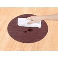 thumbnail image 3 of Unique Bargains Set of 6 Round Placemats for Kitchen Dining Table Decor Burgundy, 3 of 7