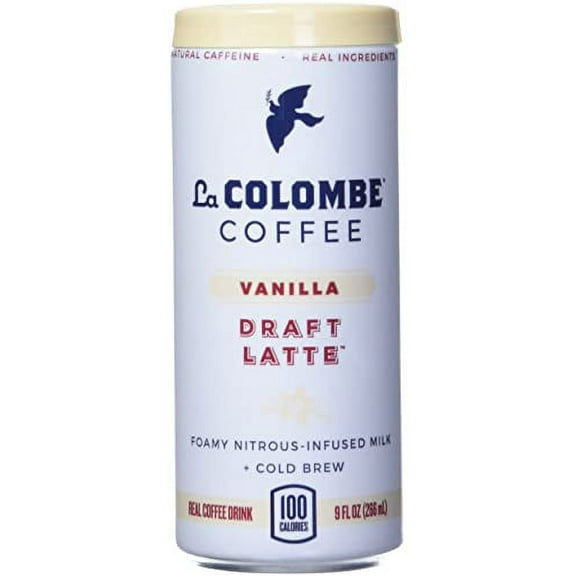 La Colombe Draft Latte Cold-Pressed Espresso Variety 9 oz Can (Mocha/Triple Shot/Vanilla, 12-pack)