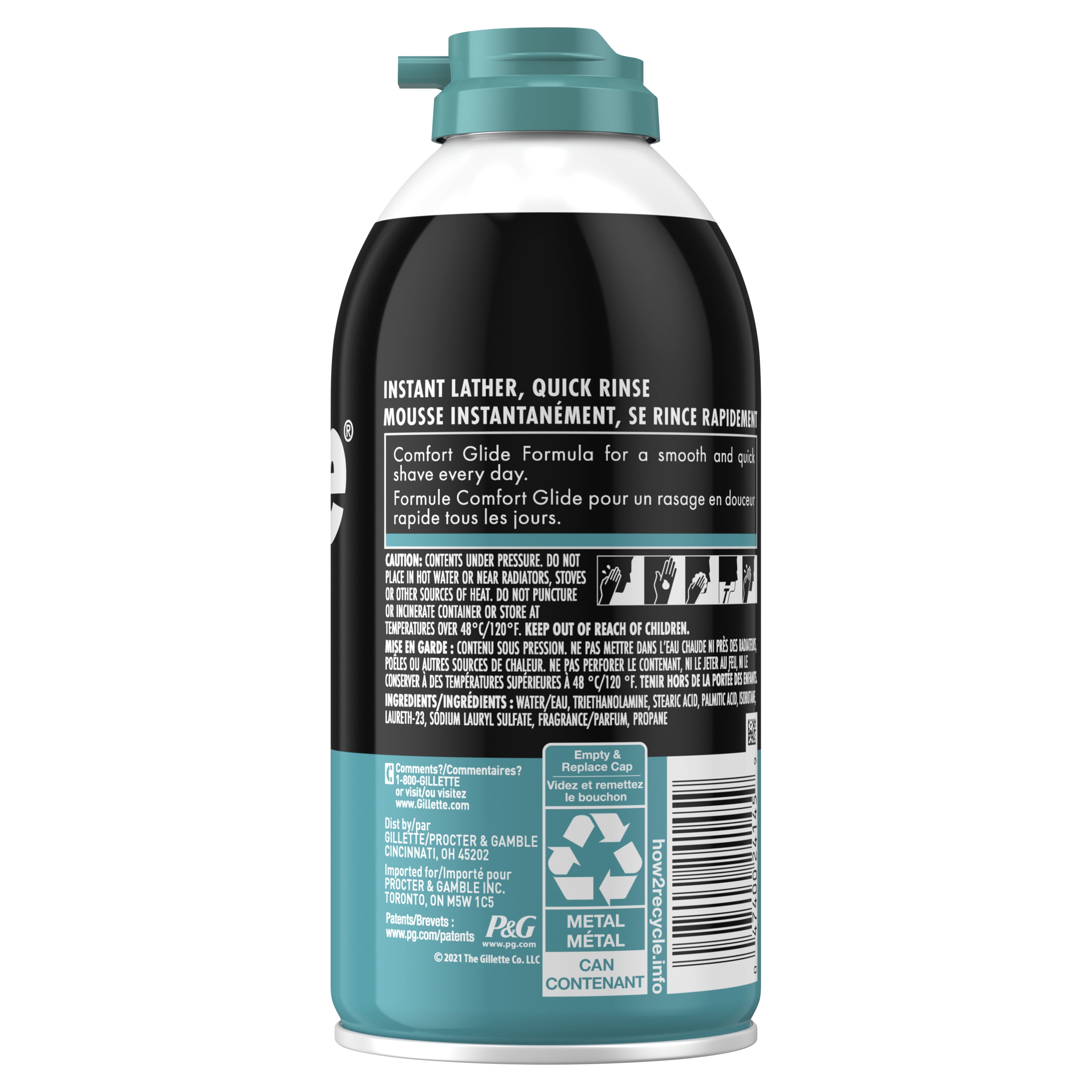 Gillette Foamy Sensitive Shave Foam For Men, Sensitive Skin, 11 oz